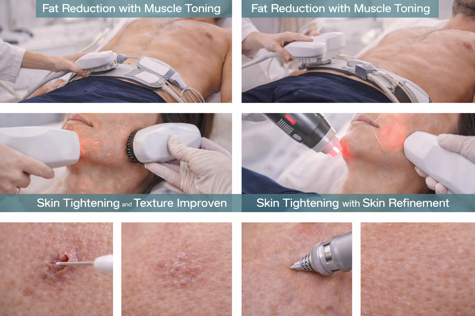 Illustration showing how different treatments can be combined thoughtfully to address multiple aspects of a concern